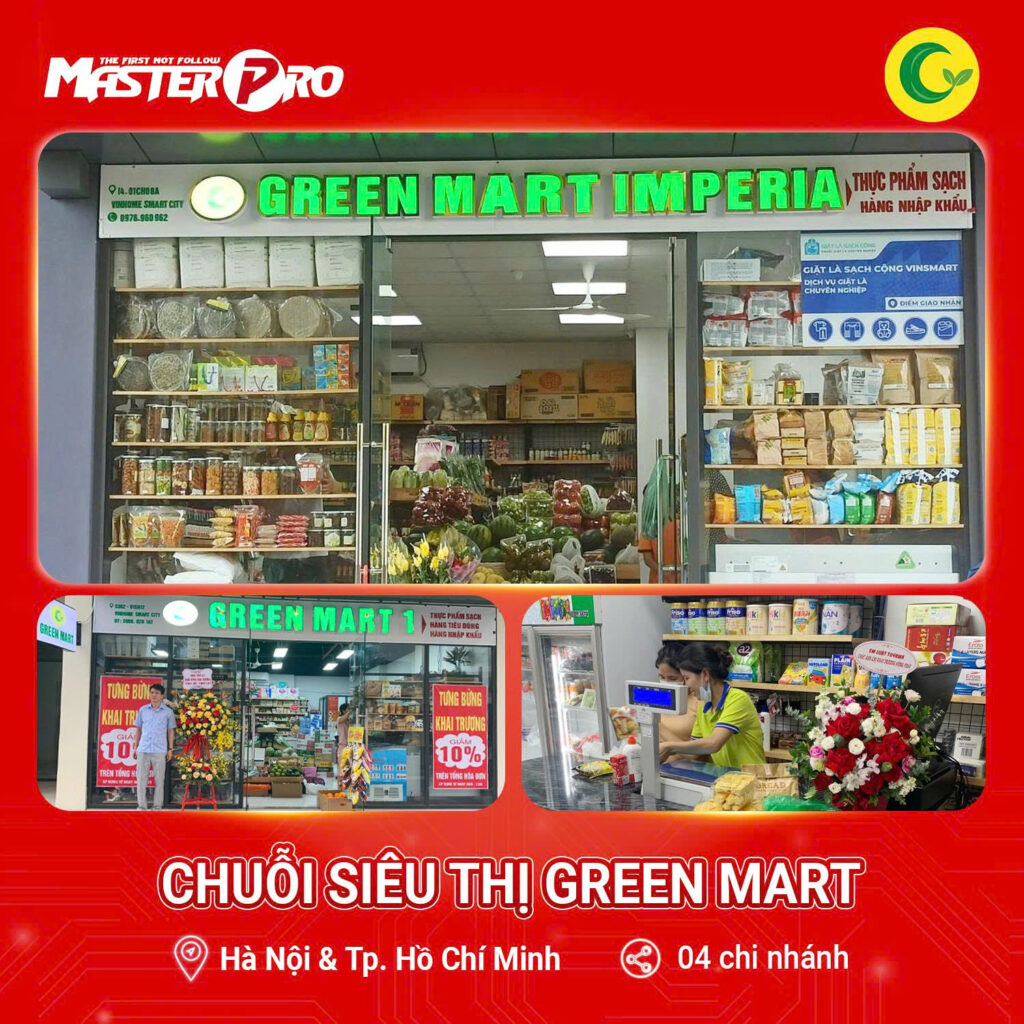 Hình ảnh siêu thị Green Mart tại Hà Nội